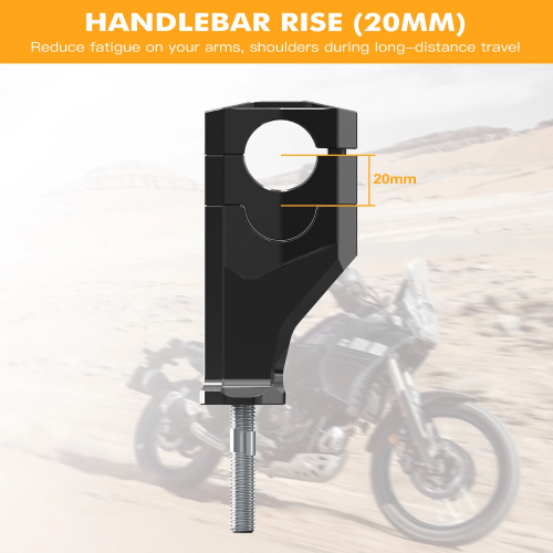 Yamaha Tenere 700 XTZ07 HandleBar Mount Clamps Riser 2019-2024