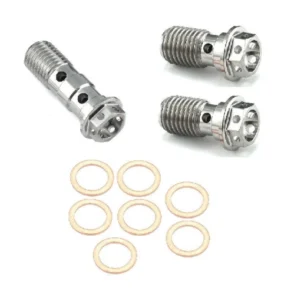 Yamaha YZF-R1M Front Brake Line Safety Banjo Bolts 2015-2025