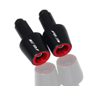 Yamaha YZF-R3 Handlebar Grips End Caps 2024 Red