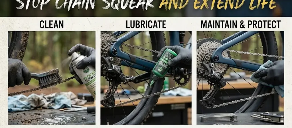 How to Stop Chain Squeak and Extend Life