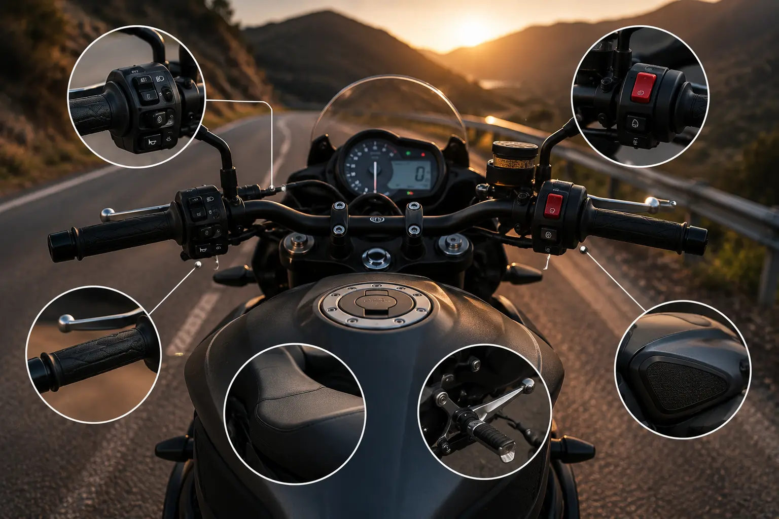 Controls and Touch Points Riders Appreciate