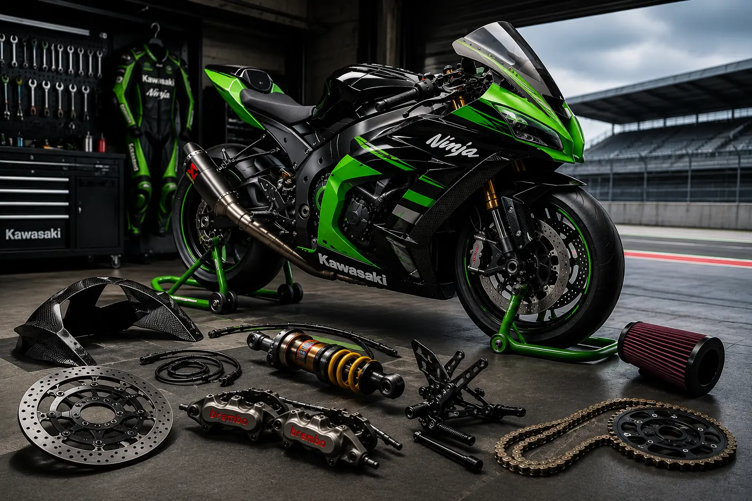 Kawasaki Ninja Track Parts That Matter Most