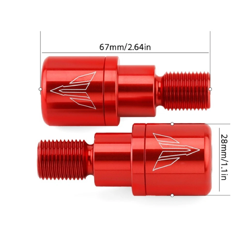 Yamaha FZ-07 Handlebar Grips End Caps 2014-2017