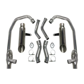 Yamaha Vmax1200 Exhaust System With Slash Cut Mufflers 2000-2007