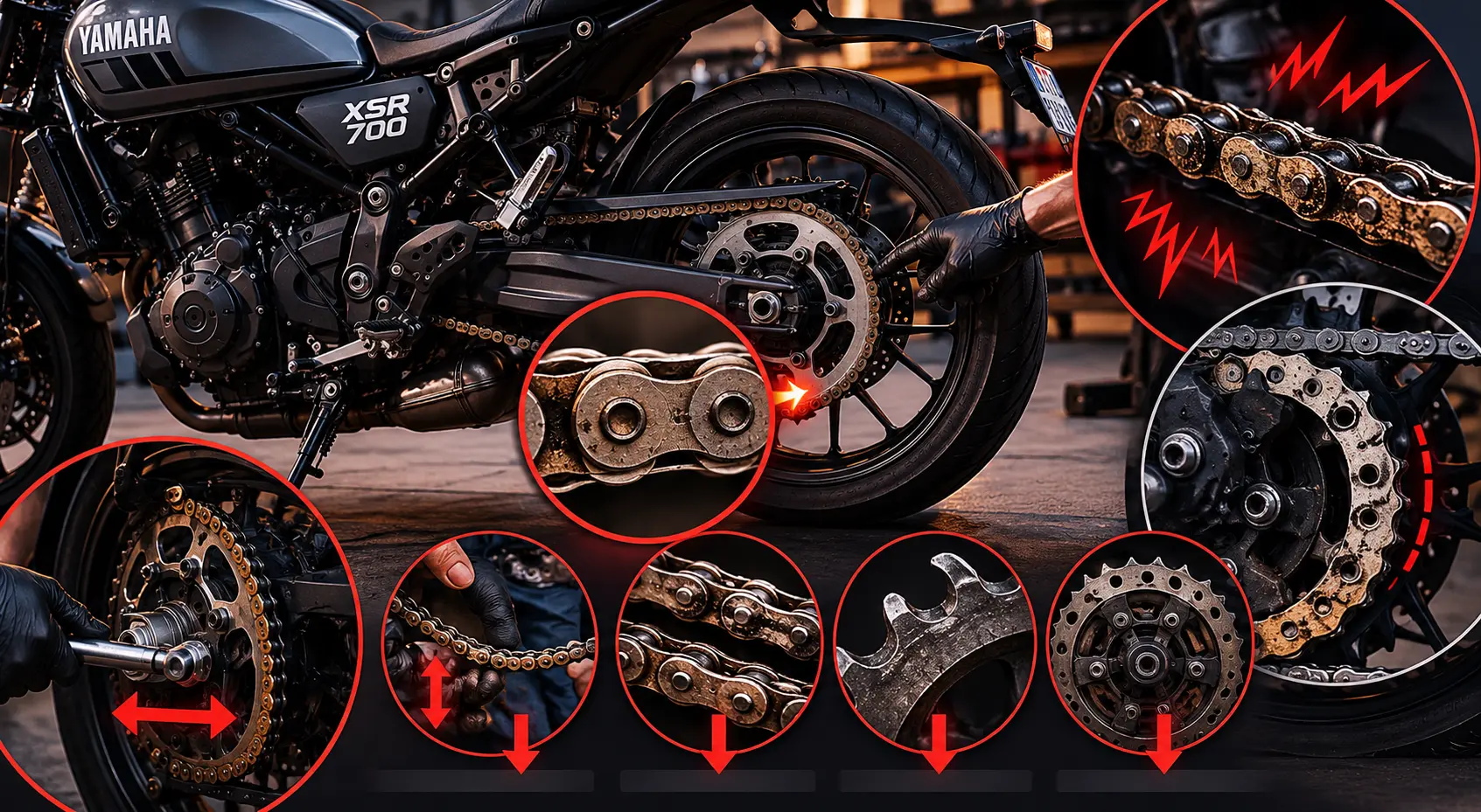 Yamaha XSR 700 Drive Chain Noise Problems and Their Real Causes