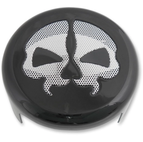 Harley-Davidson DYNA Low Rider EFI FXDLI DS Skull Face Horn Cover 2000-2009