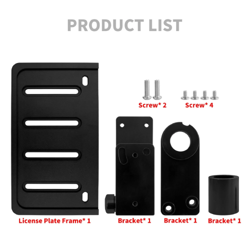 Harley-Davidson Low Rider ST FXLRST 117 Side Mount License Plate Bracket 2022-2023