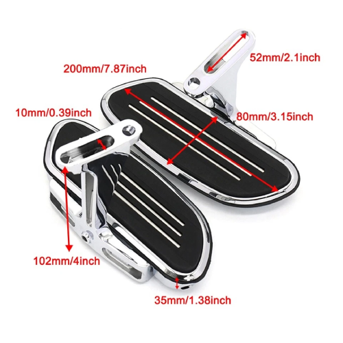 Harley Davidson Road Glide FLTRX Passenger Floorboards 2018-2023