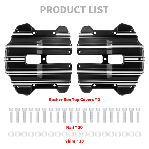 Harley Davidson Road Glide FLTRX Rocker Box Top Covers 2018-2023