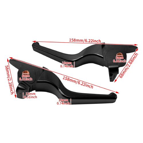 Harley Davidson Road Glide FLTRX Short Brake Clutch Hand Lever 2018-2020