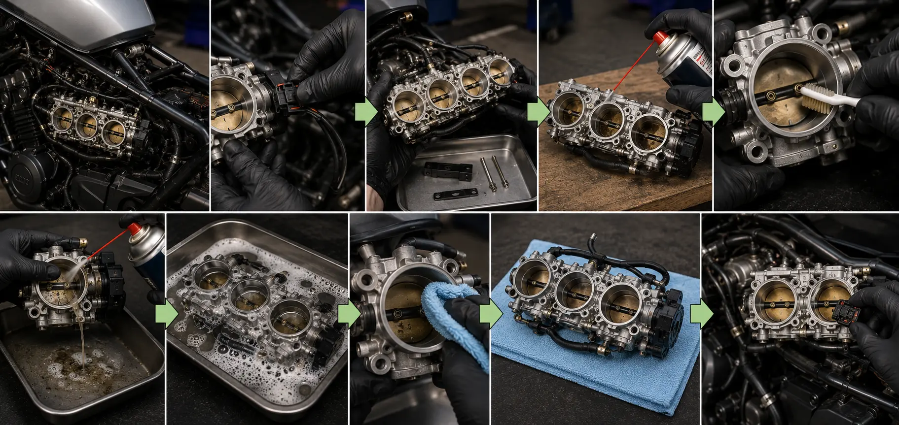 How to Clean a Motorcycle Throttle Body at Home Safely