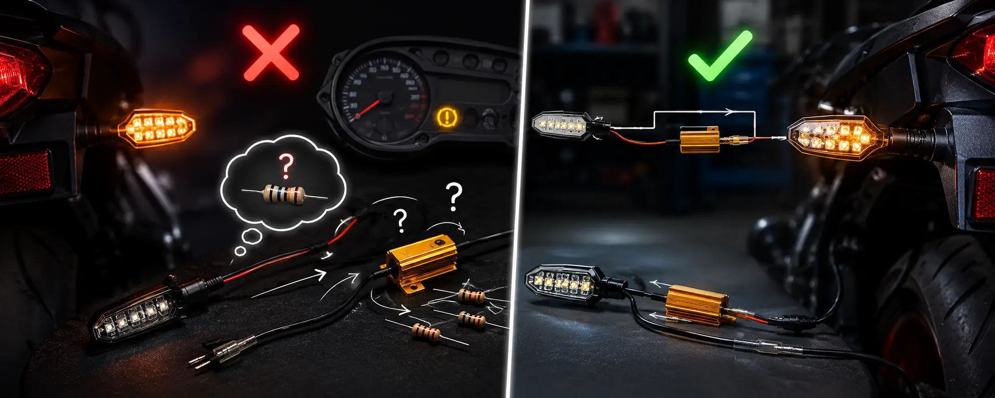 LED indicators and resistor confusion