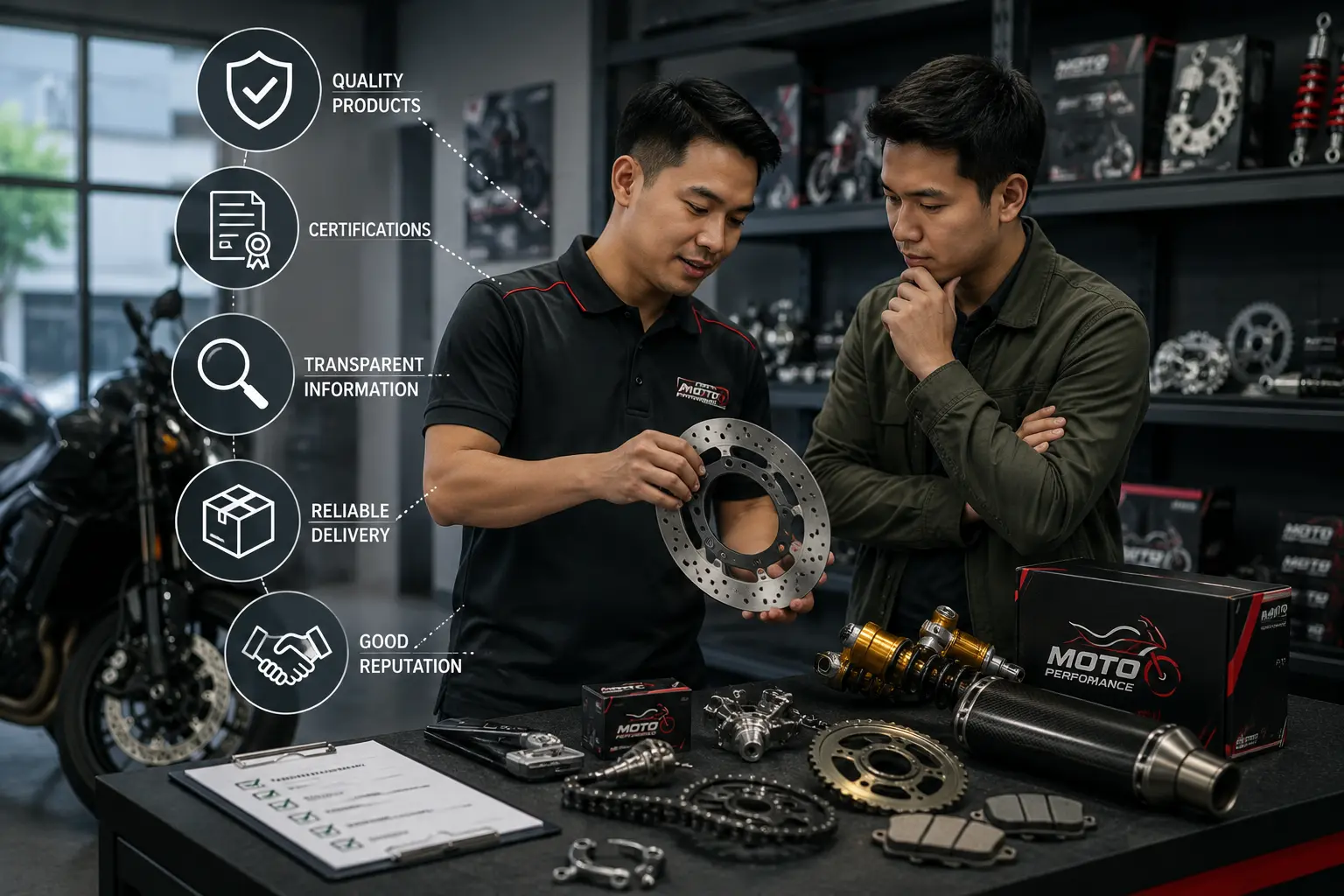 There are ways to Identify a Quality Motorcycle Parts Supplier