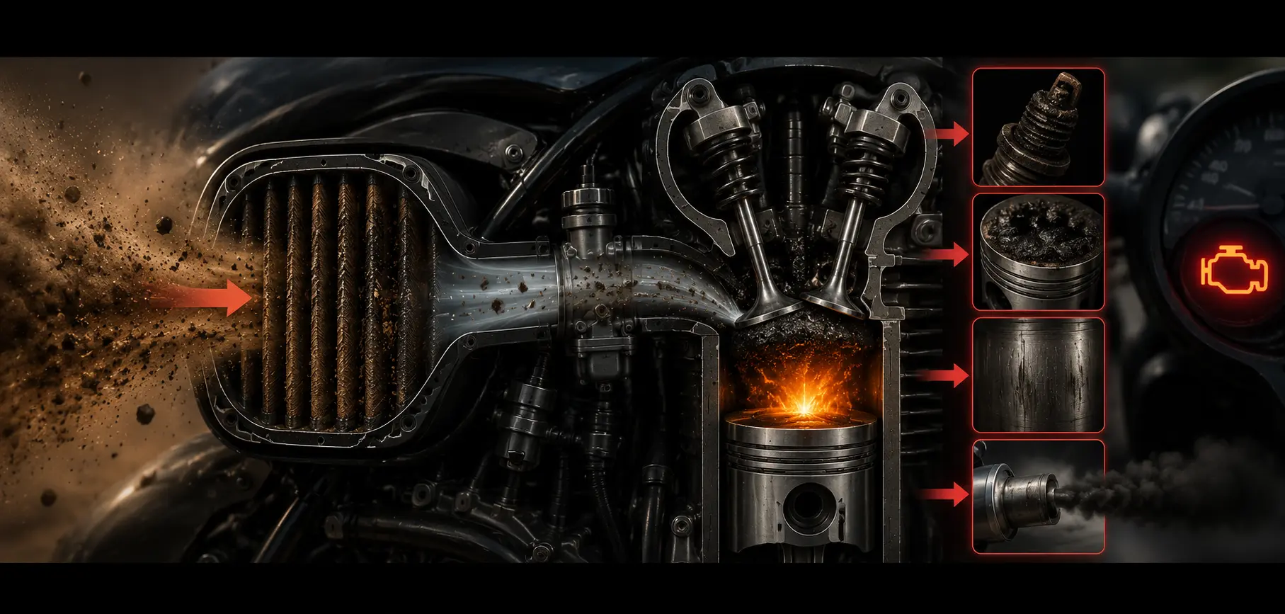What Happens When Dirty Air Enters Your Engine
