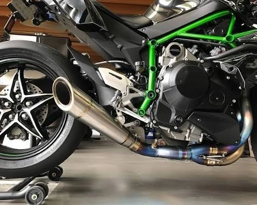 Full motorcycle exhaust system