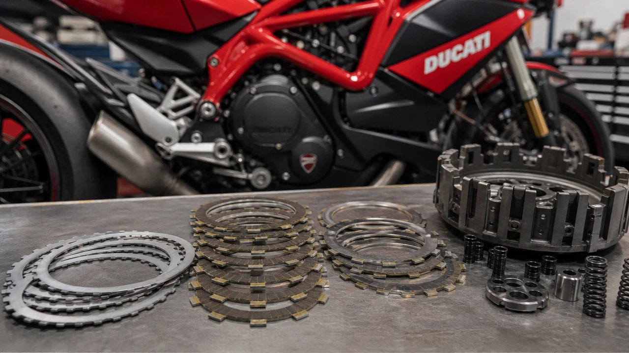 Ducati clutch plates and basket kit