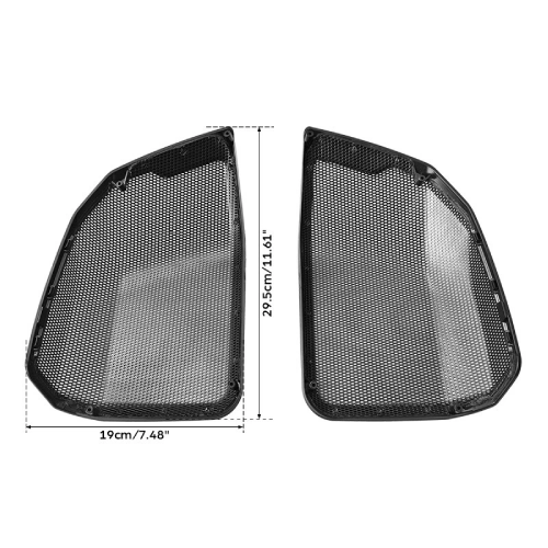 Harley-Davidson FLHX Street Glide Hard Saddlebag 6x9" Lid Speaker Grill 2024-2025