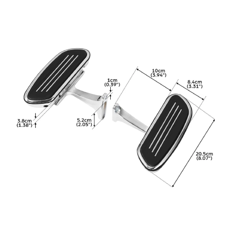 Harley-Davidson FLHX Street Glide Passenger Floorboards 2024-2025