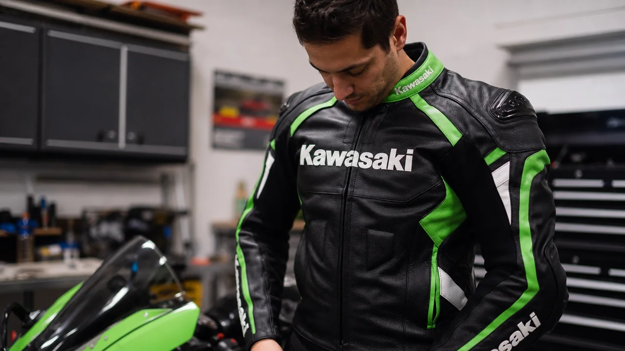 Kawasaki Leather Racing Jacket