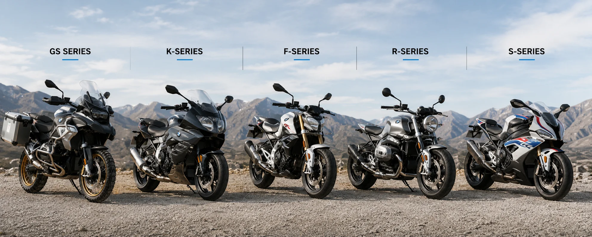 BMW Motorrad model families
