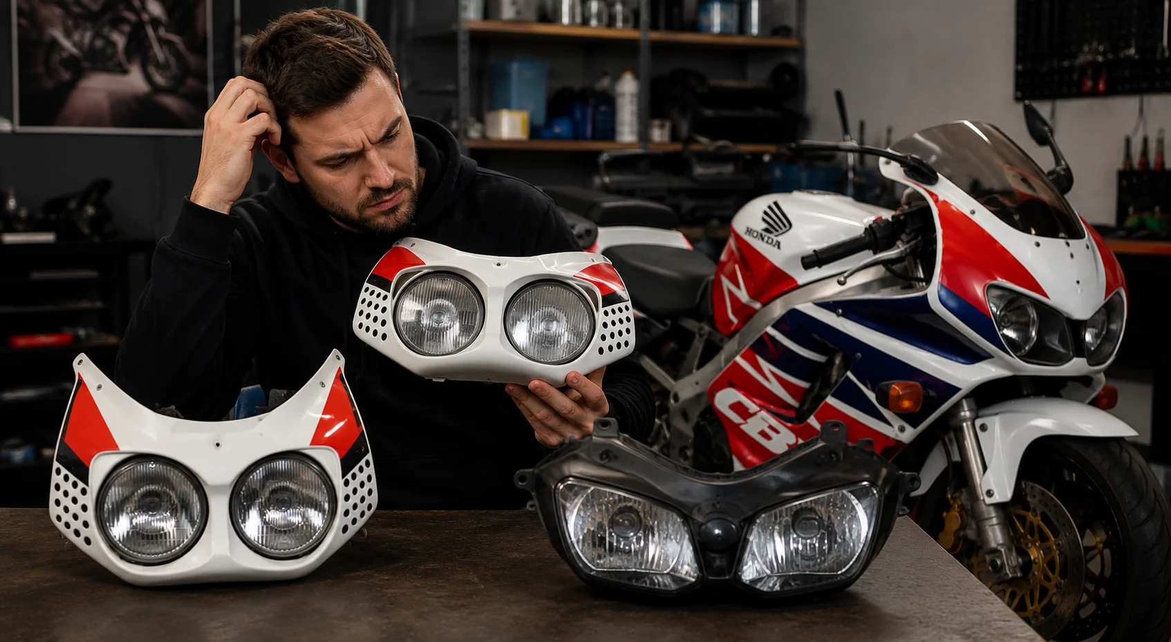 Honda CBR900RR headlight fitment confusion