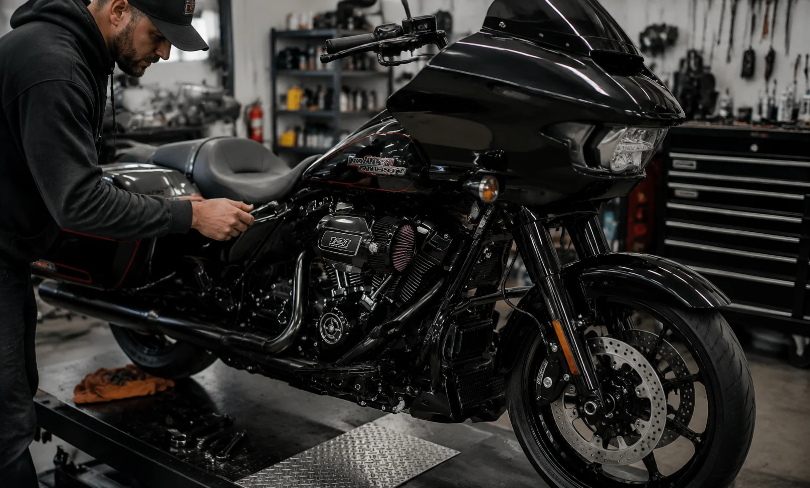 CVO Road Glide ST engine inspection