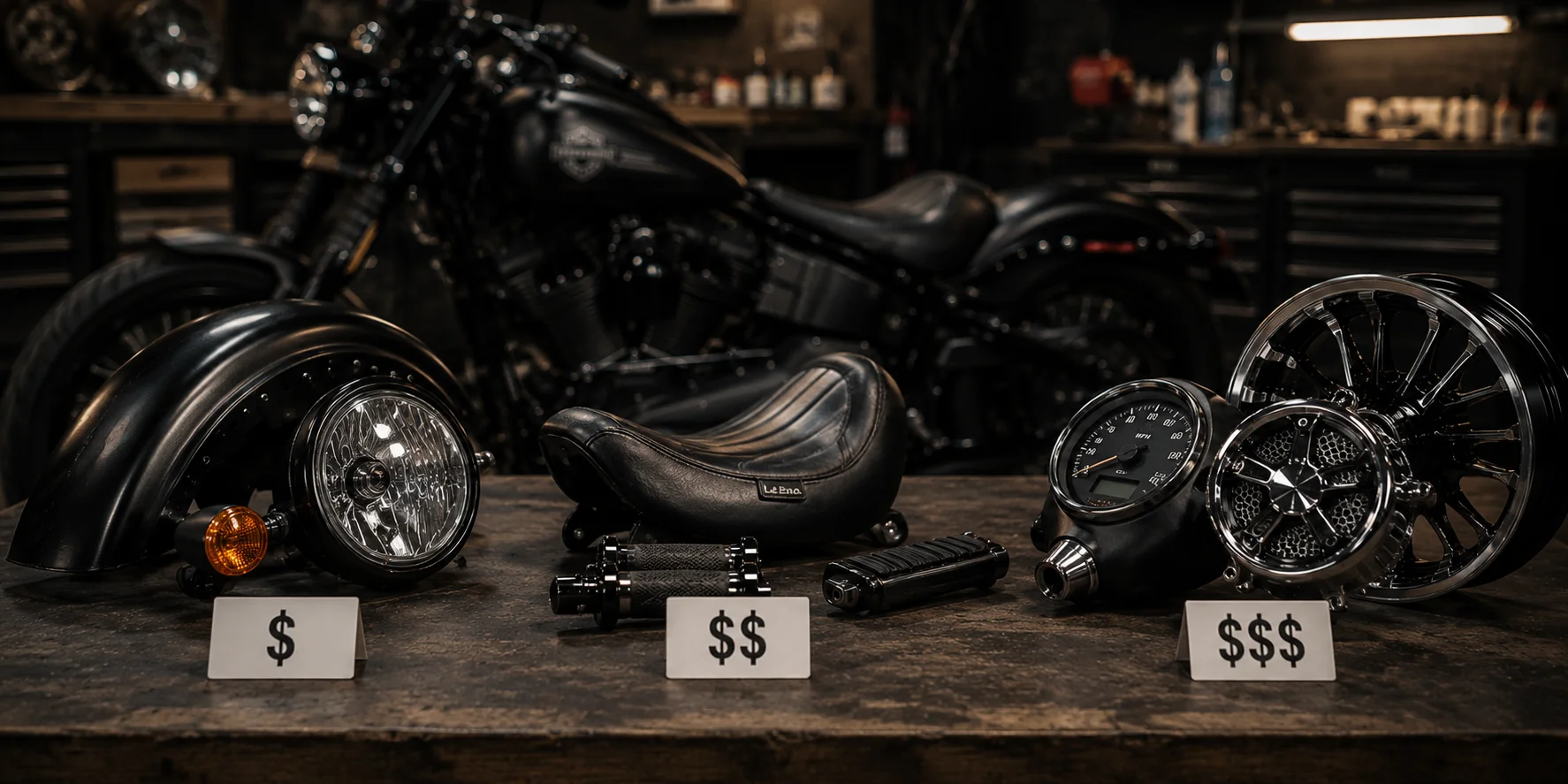 Harley FXSTB parts pricing