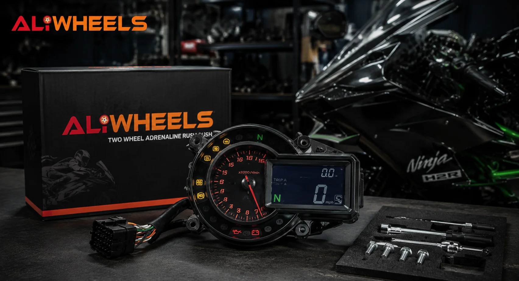 Aliwheels H2R speedometer kit