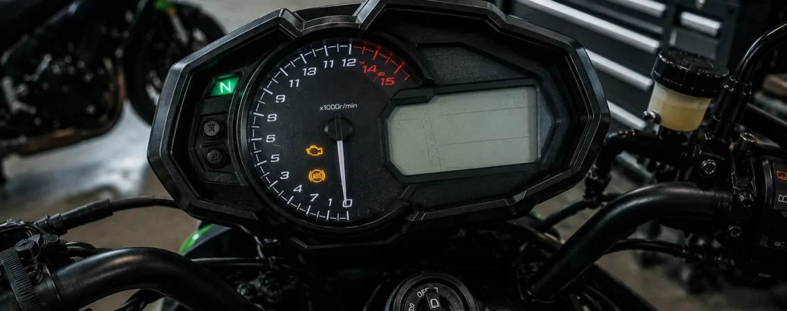 Kawasaki speedometer inspection