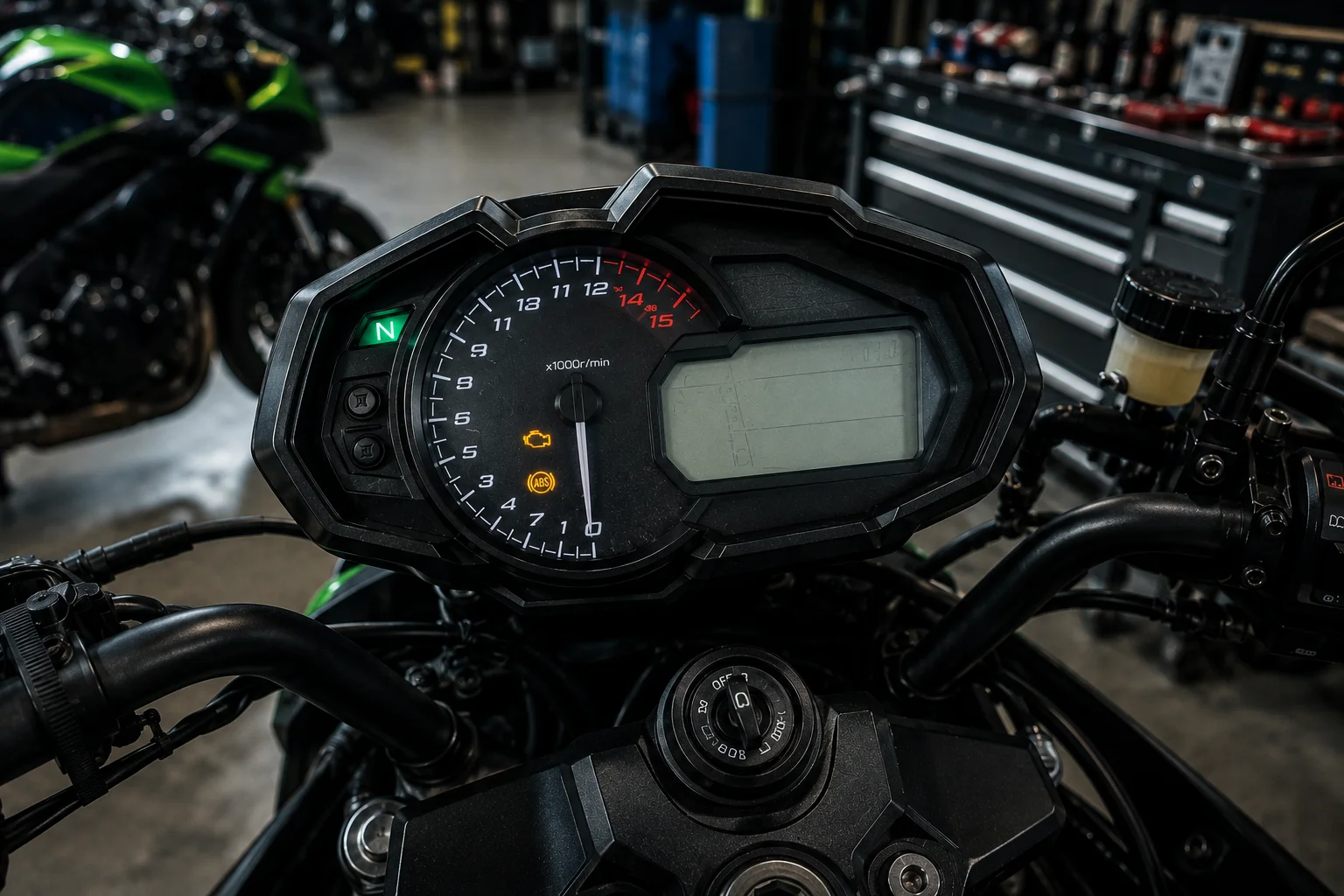 Kawasaki speedometer inspection