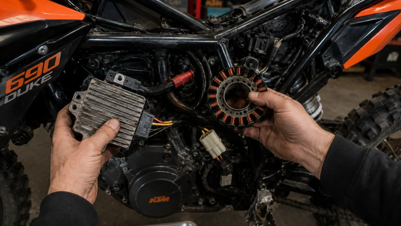 KTM 690 stator replacement