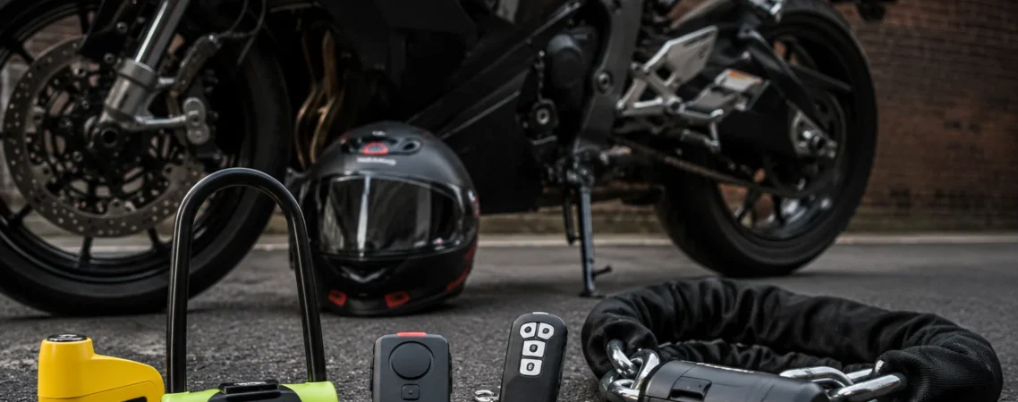 Motorcycle with anti-theft locks
