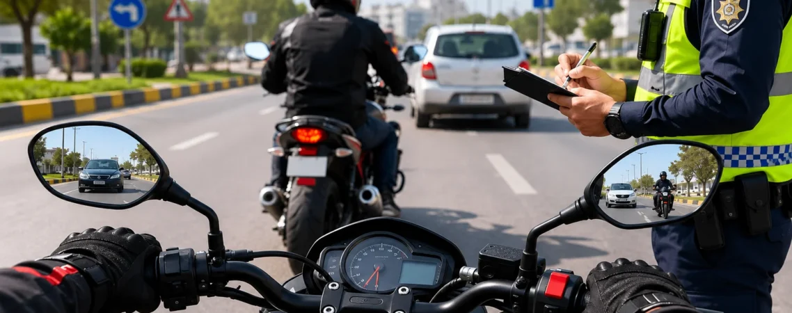 Motorcycle mirror laws