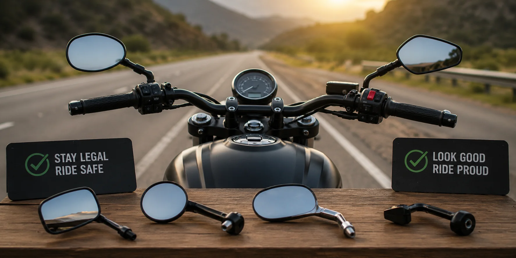 Choosing the right motorcycle mirrors