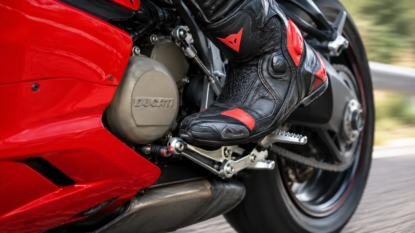 Ducati Panigale gear shift technique