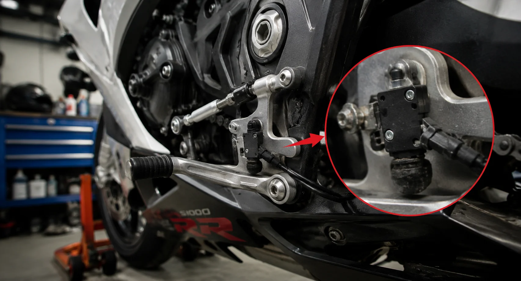 BMW S1000RR quickshifter microswitch