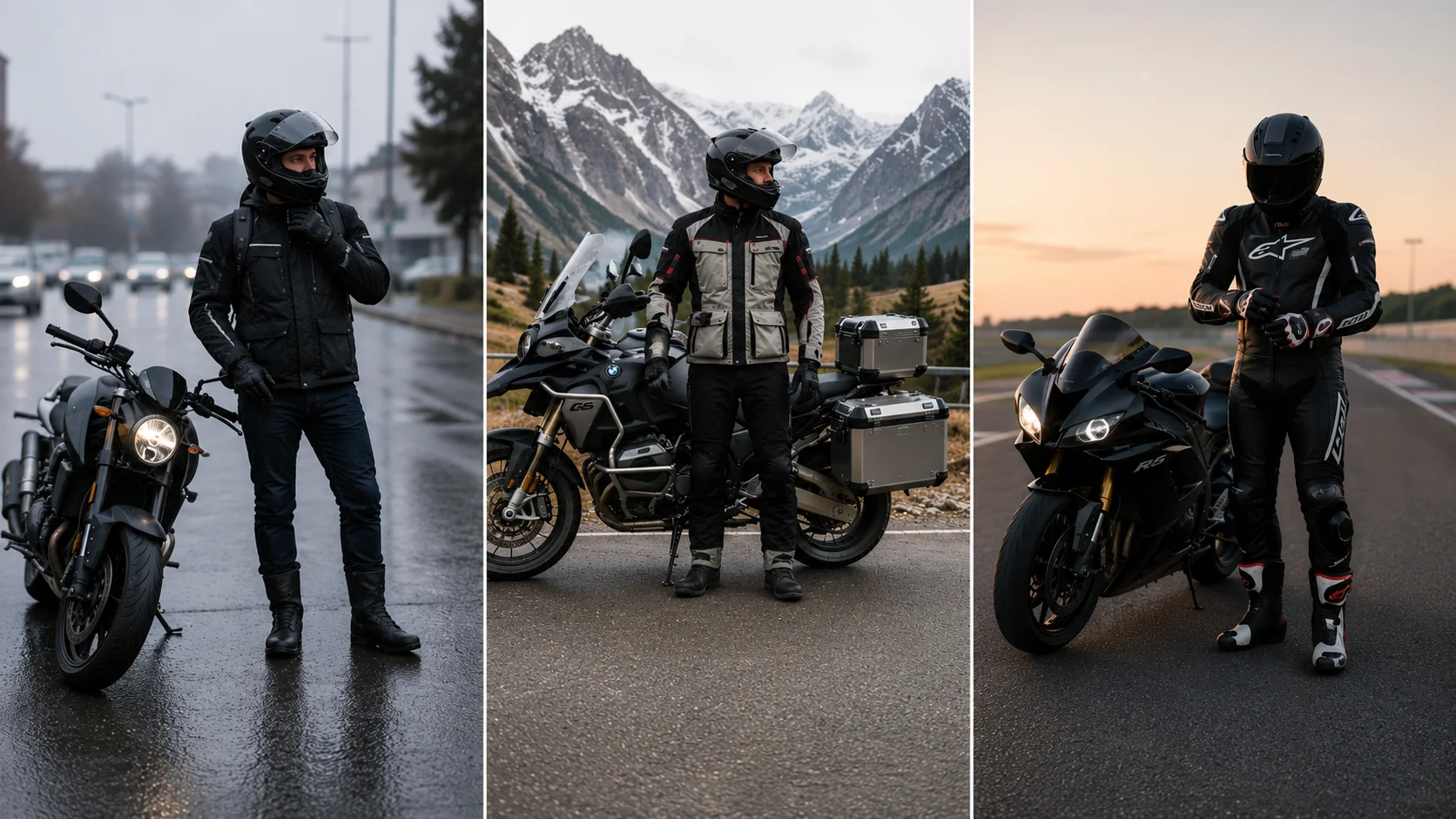 Winter riding gear for commuters, tourers, and sport riders
