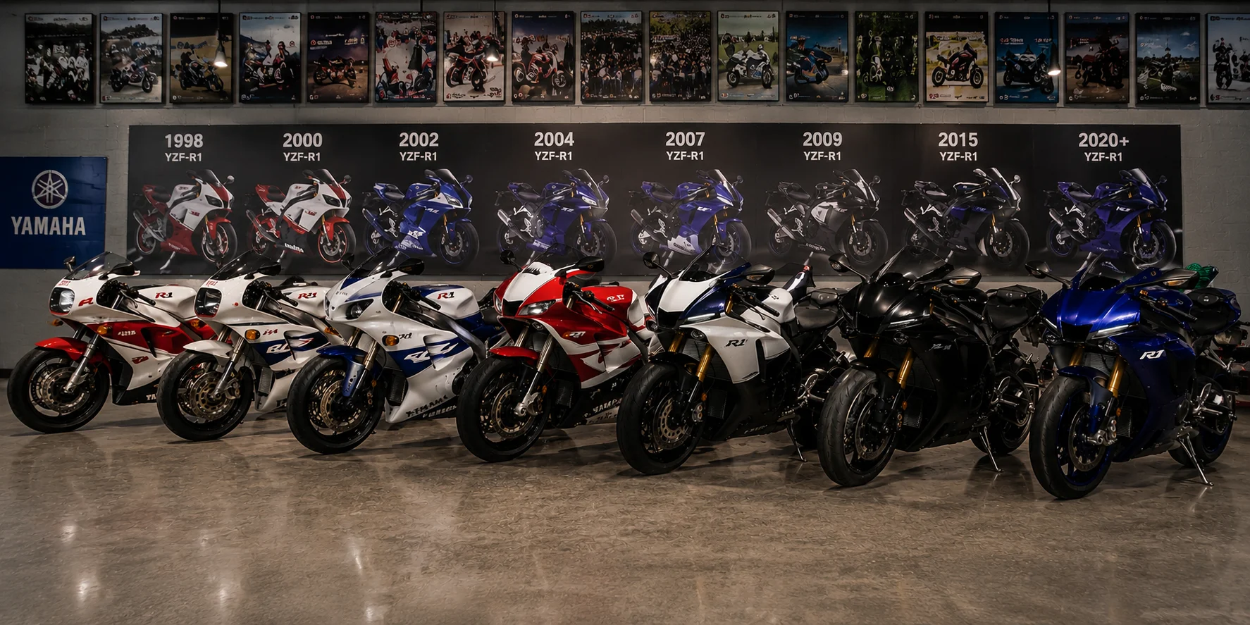 Yamaha YZF-R1 generations