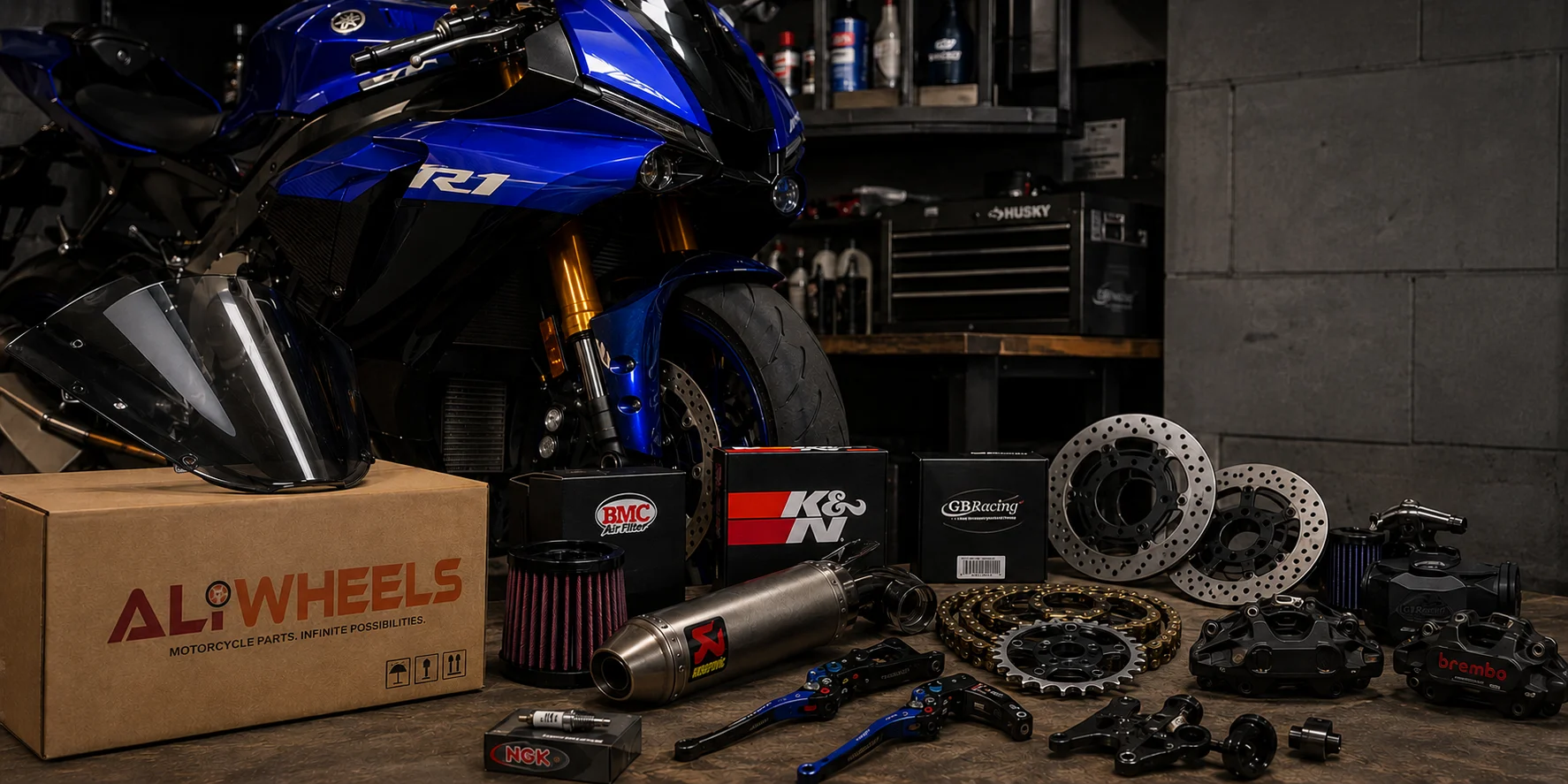 Yamaha YZF-R1 parts at Aliwheels