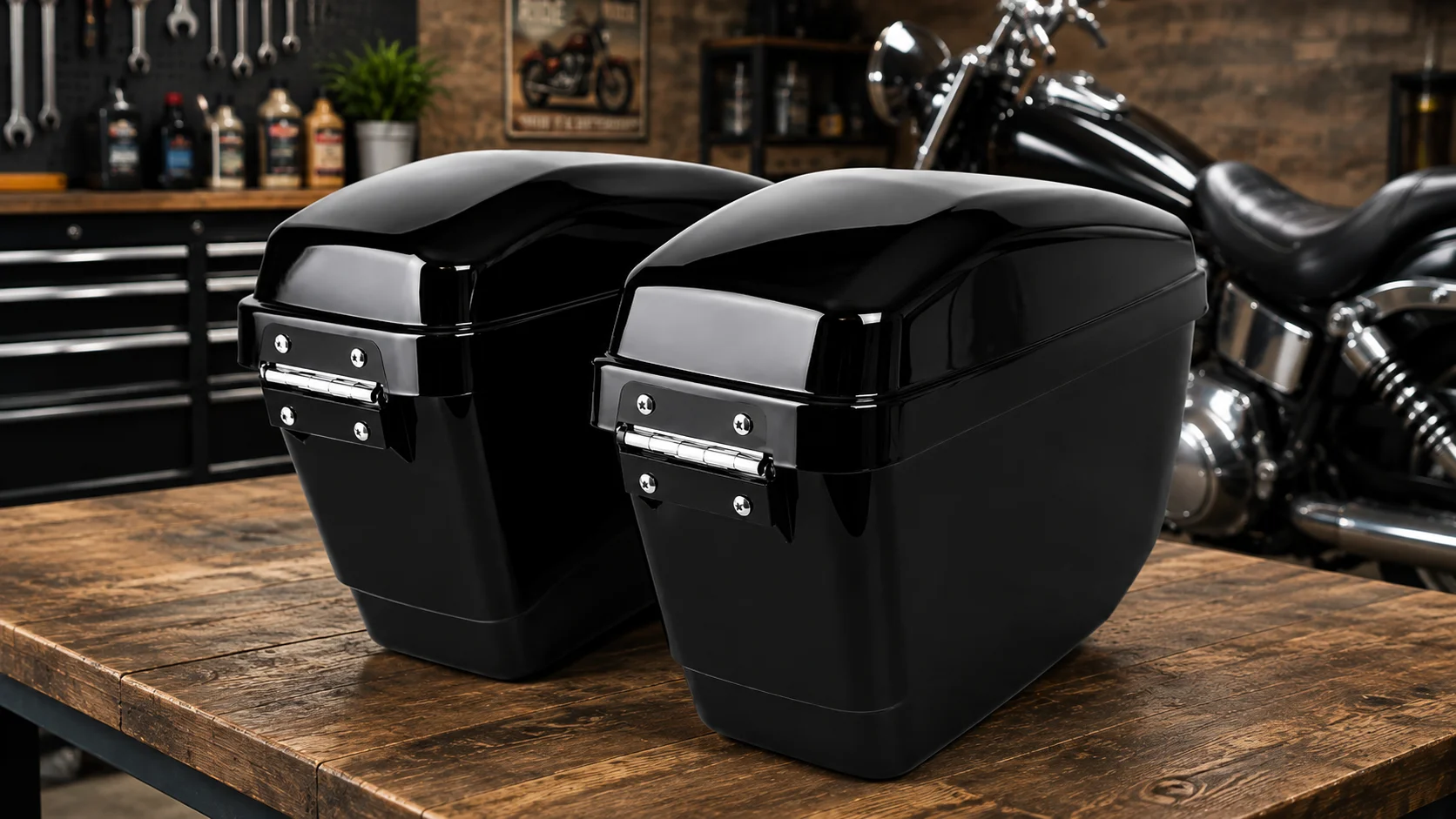 Harley-Davidson V-Rod VRSCA Saddlebags 2002-2006

