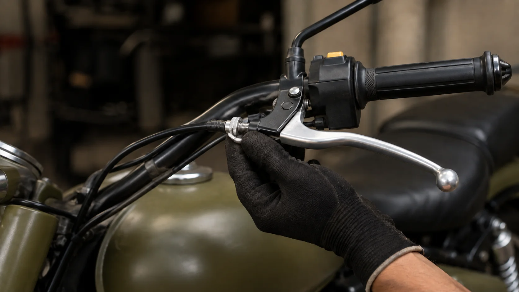 Classic 350 clutch cable