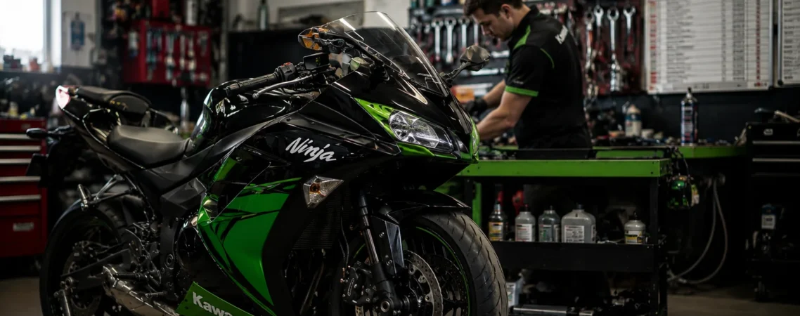 Kawasaki Ninja inspection