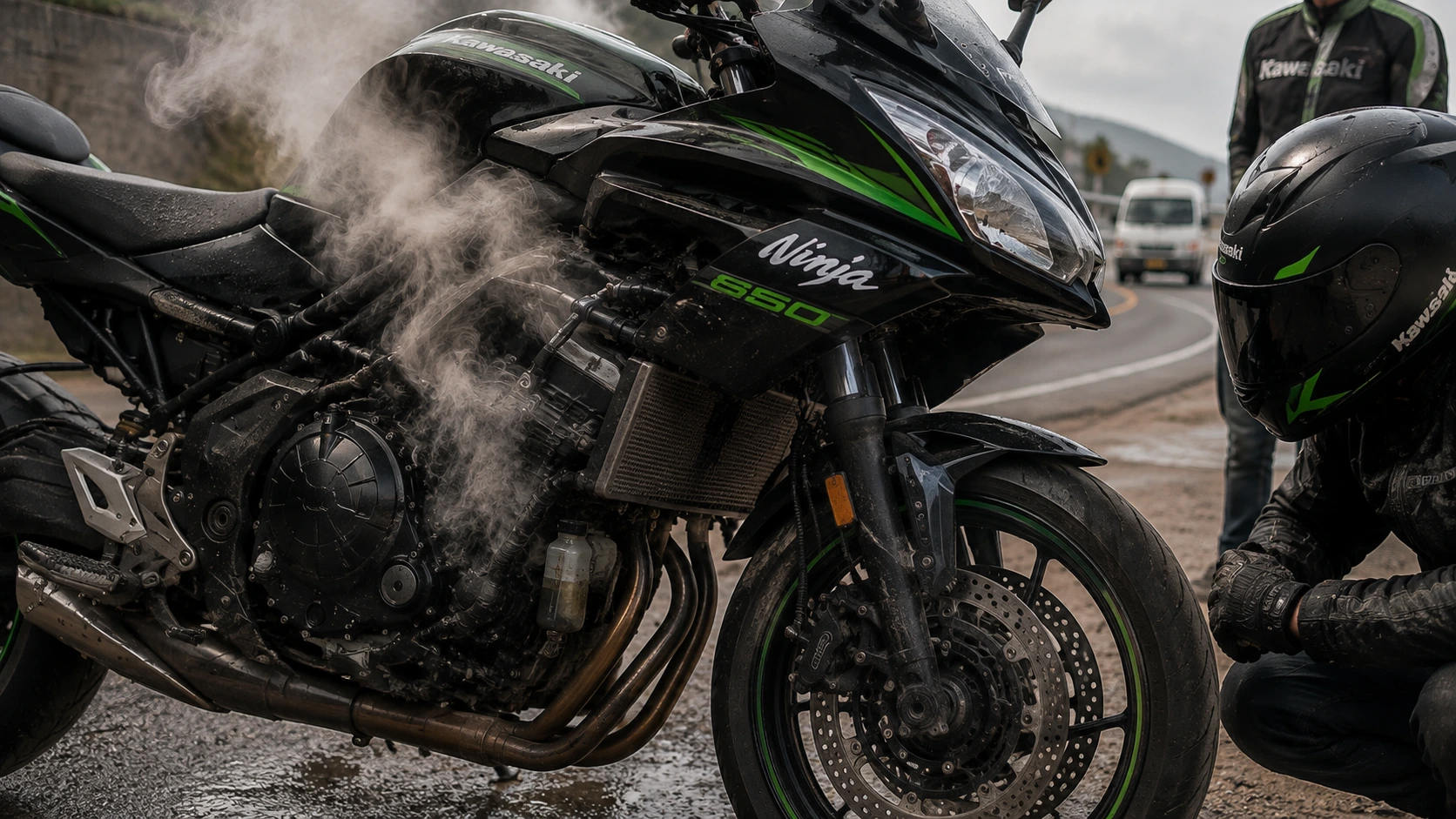 Kawasaki Ninja engine overheating