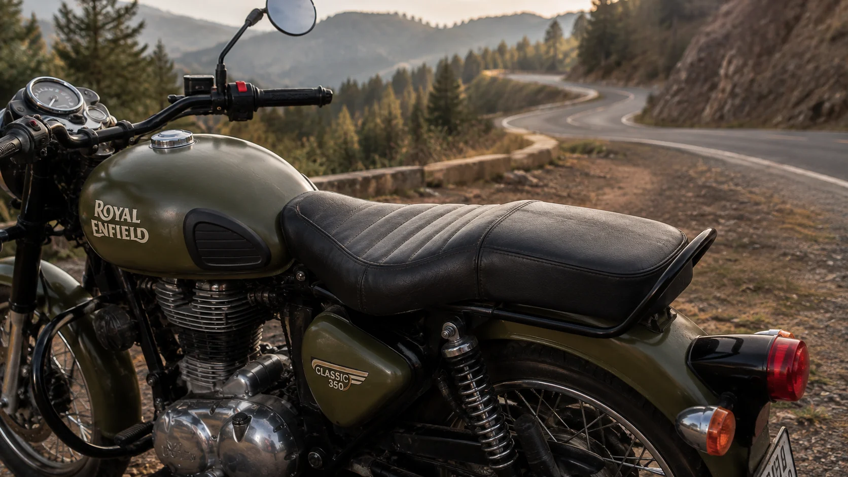 Classic 350 seat comfort on long rides