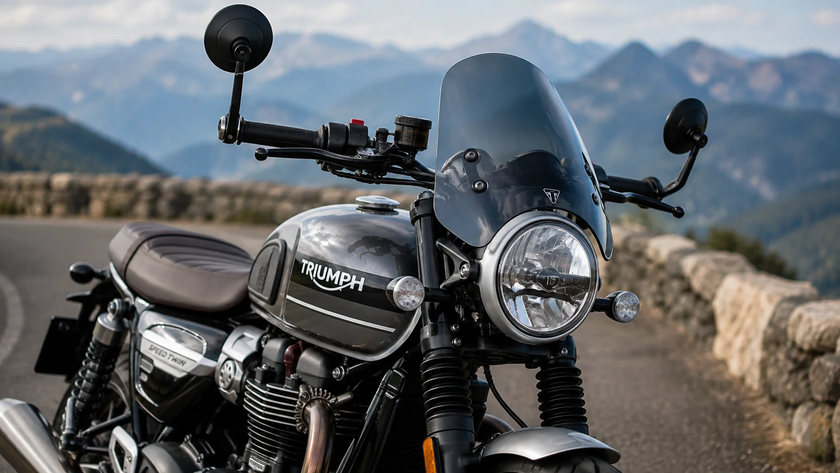 Triumph Speed Twin 1200 flyscreen windshield