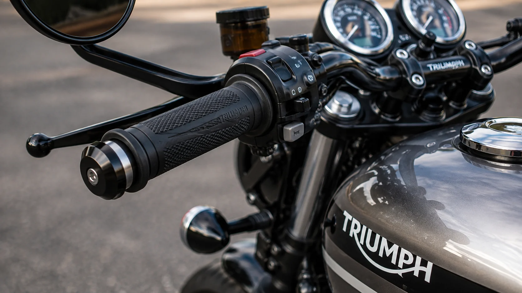 Speed Twin handlebar grips