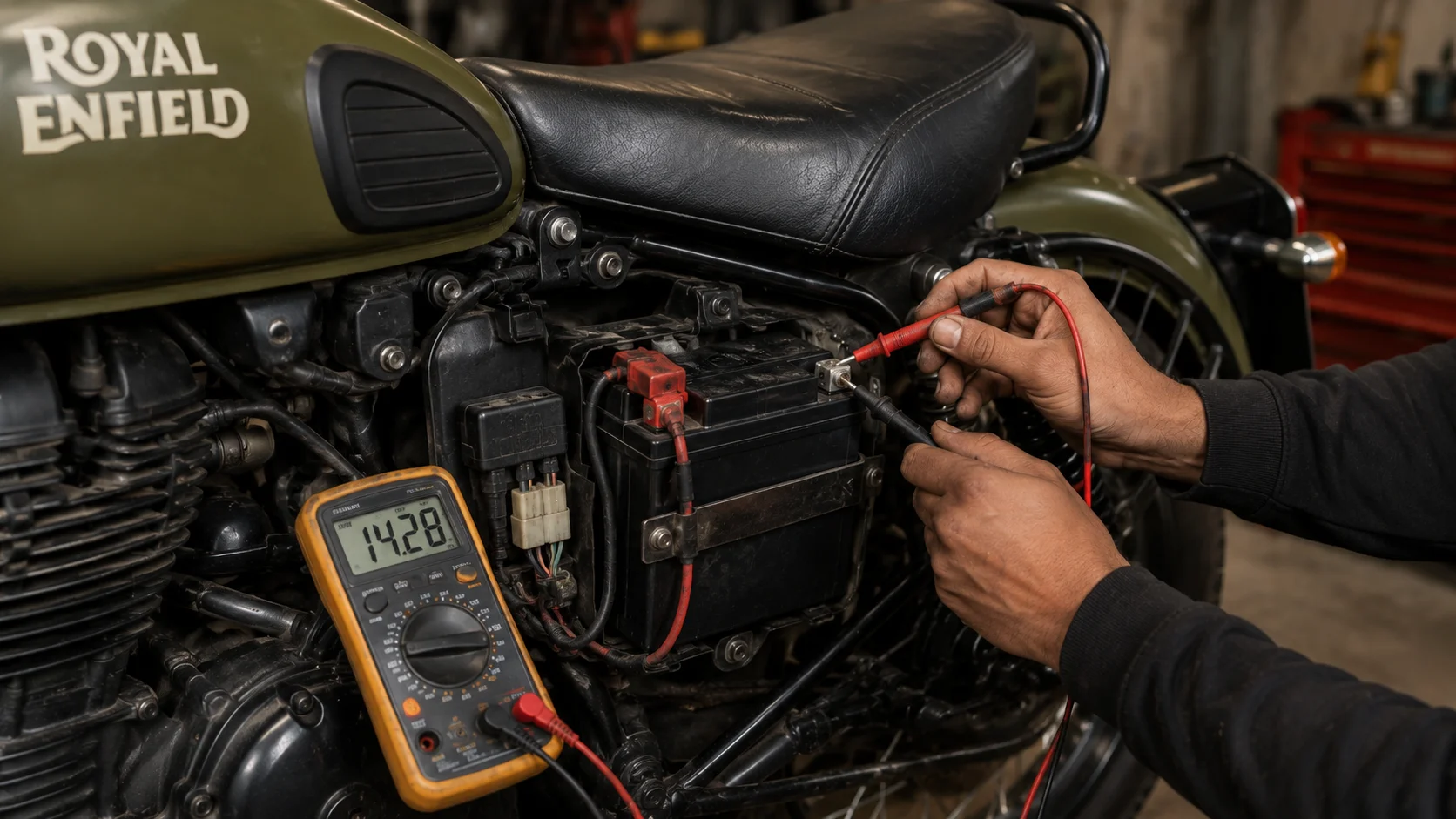 Classic 350 weak battery